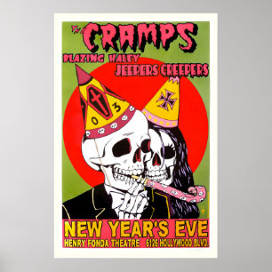 Affiche L'affiche de concert de reproduction de The Cramps