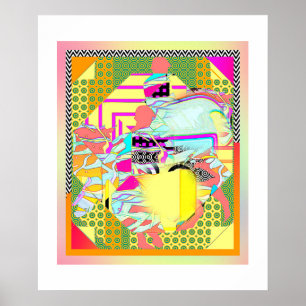 Affiche L'affiche de la course à cheval