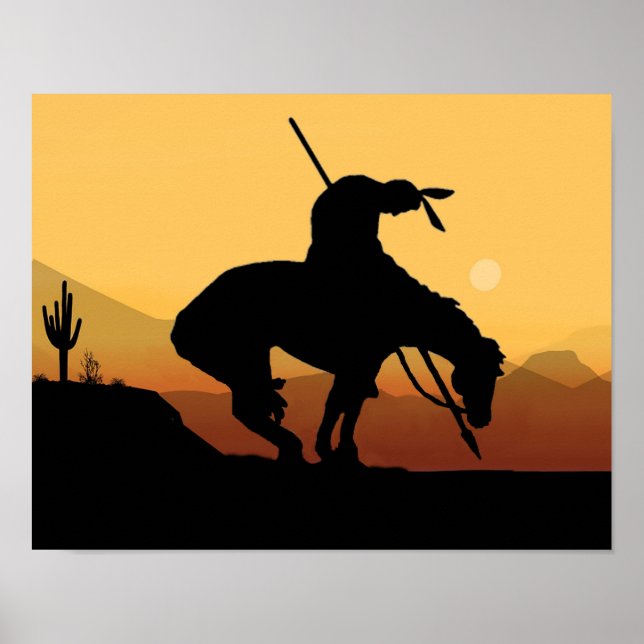 Affiche L'affiche de la fin de la piste Silhouette (Devant)