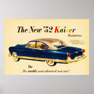 Affiche L'affiche de la nouvelle voiture 52 Kaiser Car 3