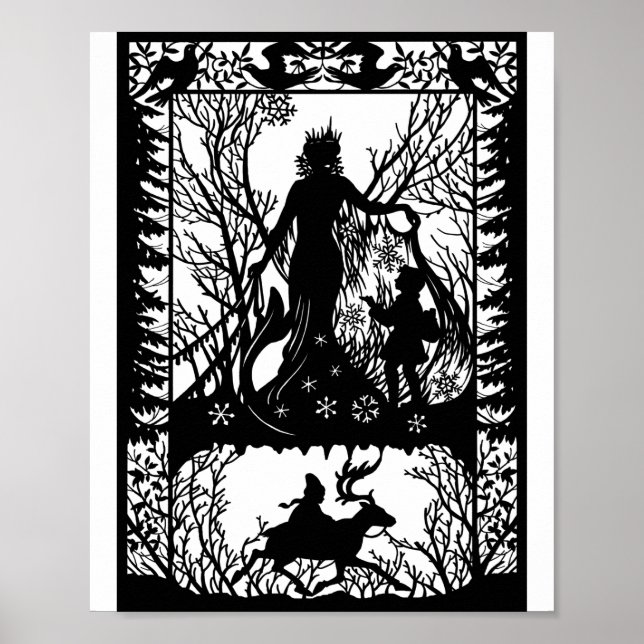 Affiche L'affiche de La Reine des neiges (Devant)