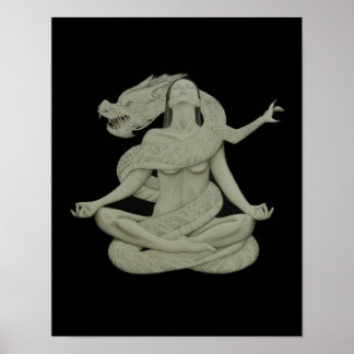 Affiche l'affiche de la reine du dragon