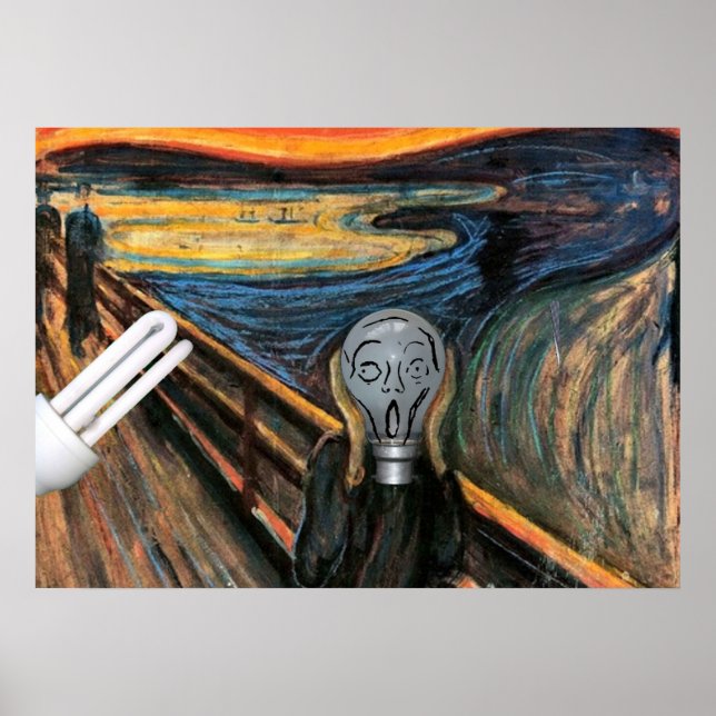 Affiche L'affiche de l'ampoule hurlante (Devant)