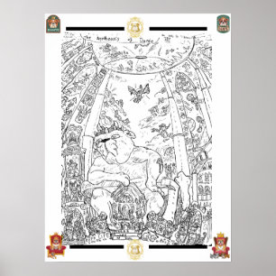 Affiche L'affiche de l'apothéose ou de Dante