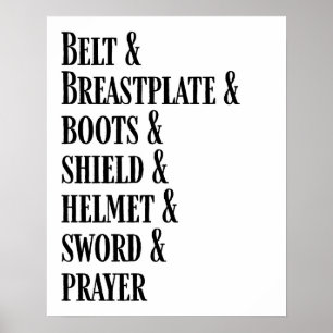 Affiche L'affiche de l'armure de Dieu