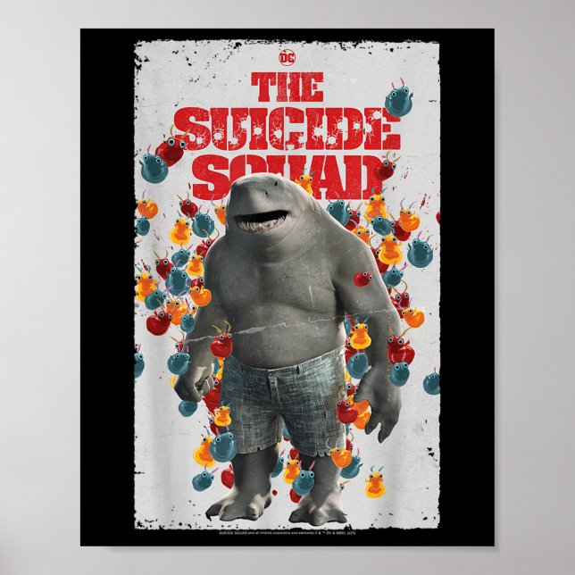 Affiche L'affiche de l'équipe Suicide King Shark (Devant)