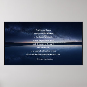 Affiche L'affiche de l'espace sacré