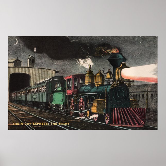 Affiche L'affiche de l'Express de nuit (Devant)