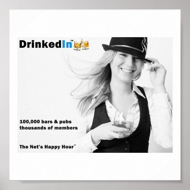 Affiche L'affiche de l'heure heureuse du Net (Devant)