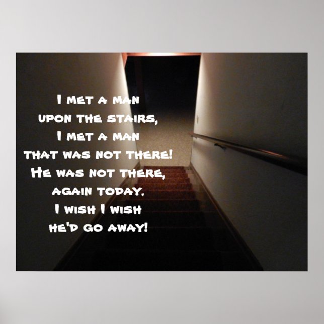 Affiche L'affiche de l'homme INVISIBLE (Devant)