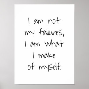 Affiche L'affiche de mes échecs