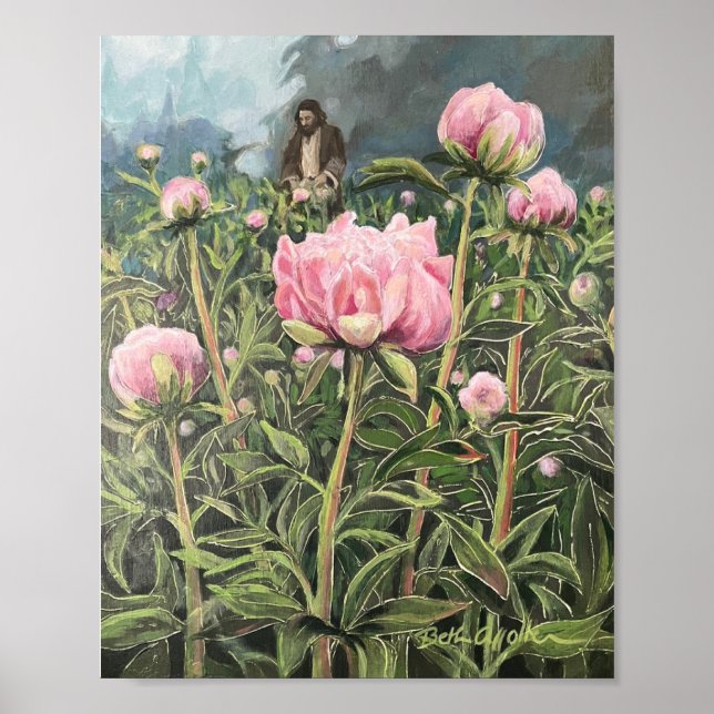 Affiche L'affiche de papier imprimée du jardinier (semi-br (Devant)