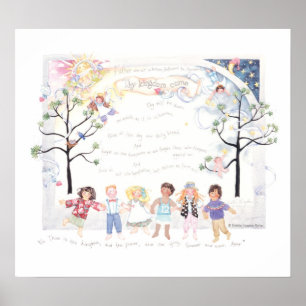 Affiche L'affiche de prière du Seigneur