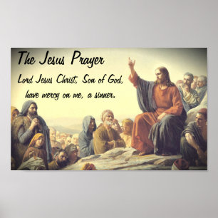Affiche L'affiche de prière Jésus