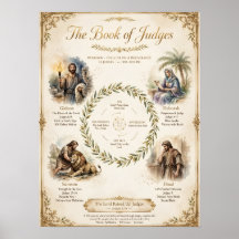 L'affiche de synthèse du Livre des Juges