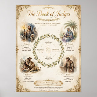 Affiche L'affiche de synthèse du Livre des Juges