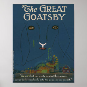 Affiche L'affiche de The Great Goatsby (11" x 14")