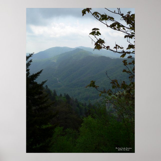 Affiche L'affiche des Great Smoky Mountains (Devant)