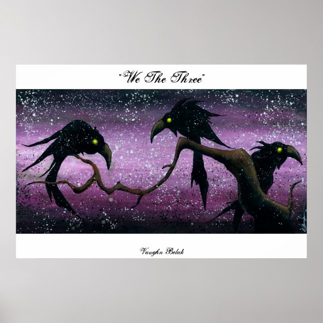 Affiche L'affiche des trois (Devant)