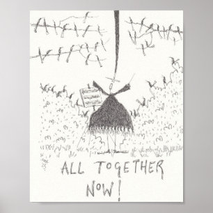 Affiche L'affiche du conducteur d'oiseaux