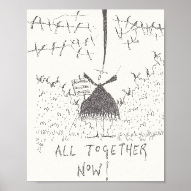 Affiche L'affiche du conducteur d'oiseaux (Devant)