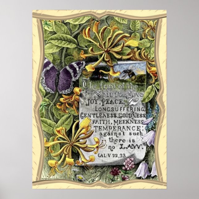 Affiche L'affiche du fruit de l'Esprit (Devant)