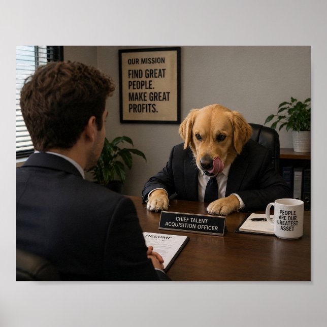 Affiche L'affiche du processus d'entretien (Devant)