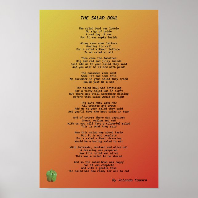 Affiche L'affiche du salad Bowl (Devant)