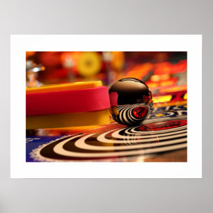 Affiche L'affiche en spirale de flipper