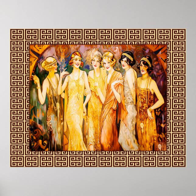 Affiche L'Affiche Gatsby Ladies. (Devant)