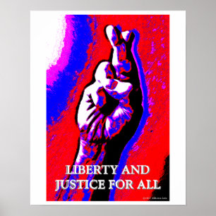Affiche L'affiche Liberty and Justice for All 16x20