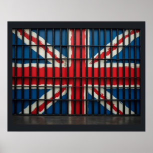 Affiche L'affiche mat de la nouvelle valeur britannique