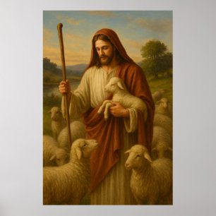 Affiche L'affiche murale de Jesus Is Shephard #2™ LDS
