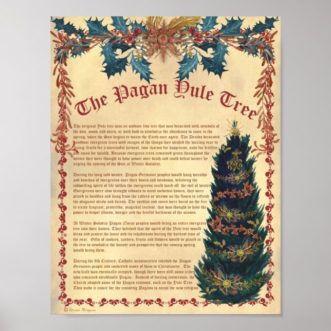AFFICHE L'AFFICHE PAGAN YULE TREE (Devant)