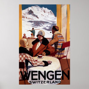 Affiche L'affiche promotionnelle de club incliné