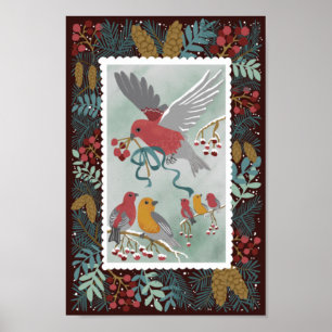 Affiche L'affiche rouge de la chanson Winter Earth Crimson