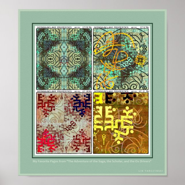 Affiche L'affiche Sage, the Scholar, and Ox Drivers (Devant)