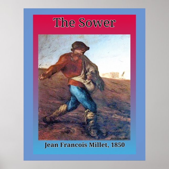 Affiche L'affiche Sower 1850 (Devant)