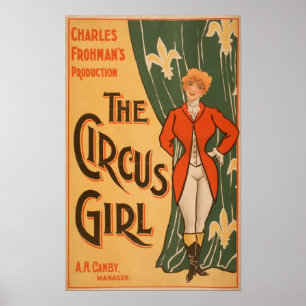 Affiche L'affiche théâtrale de la fille de cirque #1
