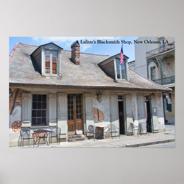 Affiche Lafitte's Blacksmith Shop, New Orleans, LA (Devant)
