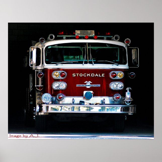 Affiche LaFrance américaine classique (Devant)