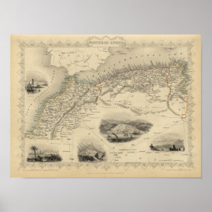 Affiche L'Afrique du nord