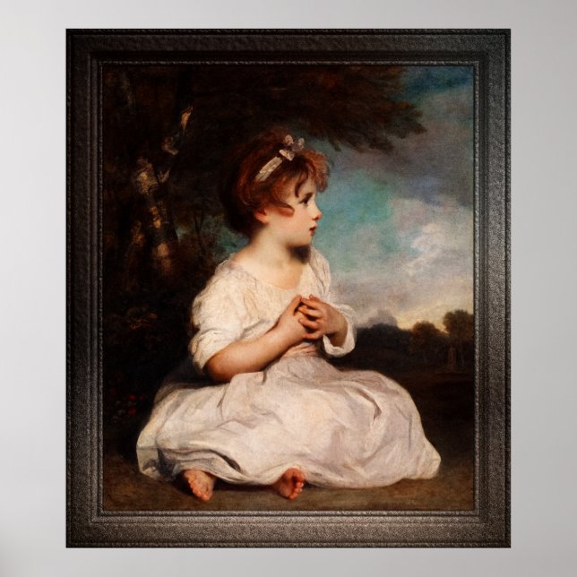 Affiche L'âge de l'innocence par Joshua Reynolds (Devant)