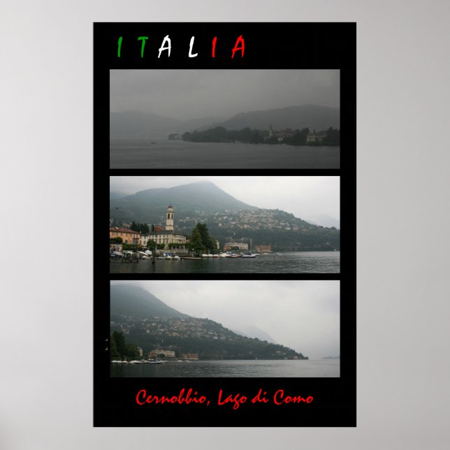 Affiche Lago di Como (Devant)
