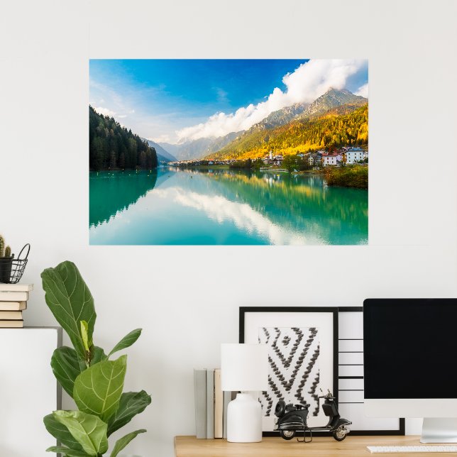 Affiche Lago di Père Noël Caterina Auronzo di Cadore (Bureau à domicile)