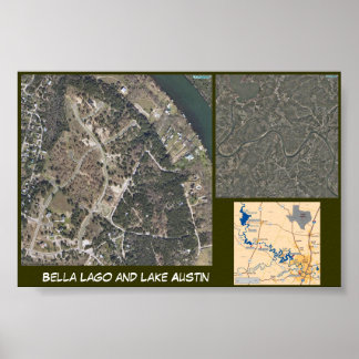Affiche Lago et le lac Austin