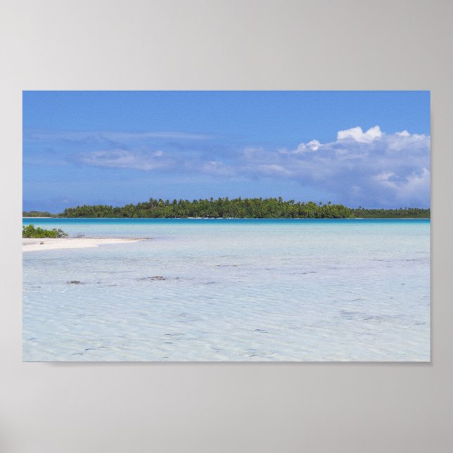 Affiche Lagon bleu de Rangiroa (Devant)