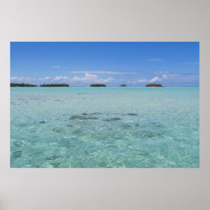 Affiche Lagon bleu de Rangiroa