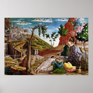 Affiche L'agonie dans le jardin