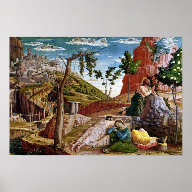 Affiche L'agonie dans le jardin (Devant)